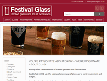 Tablet Screenshot of festivalglass.co.uk